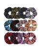 iShopping - AR Scrunchies Velvet Scrunchies For Women Pack of 12