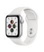 iShopping - Apple iWatch SE 44mm Silver Aluminum Case With White Sport Band - GPS