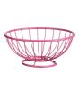 Premier Home Round Base Helix Fruit Basket Hot Pink (508345)