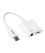 iShopping - Joyroom Ben Series USB Type-C To HIFI + PD Audio Converter White (SH-C1)