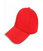 A & S Plain Cotton Cap For Men Red