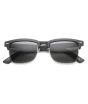 iShopping - Afreeto Black Sunglasses Half Metallic For Men