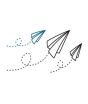 iShopping - Ferozi Traders Airplane Design Temporary Tattoo Sticker