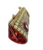 AMS Full Fancy Bridal Clutch Red (ART04)