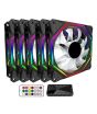 Alseye 120mm PC Fan Cooling Kit (EL120) - 5 Pcs