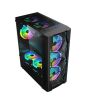 iShopping - 1st Player F3-A ATX Black Gaming Case With 4 F1- 3 Pin RGB Fans