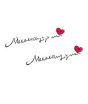 iShopping - M-Mart Red Heart Blossom Flower Temporary Tattoo Sticker