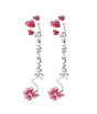 iShopping - M-Mart Red Heart Blossom Flower Temporary Tattoo Sticker