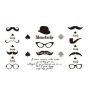 iShopping - M.Mart Gentleman Hat & Cute Beard Glasses Waterproof Tattoo