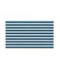 M.Mart Car AC U Shape Moulding Decorative Strips Blue Pack Of 10