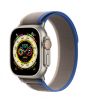 iShopping - Apple Watch Ultra 49mm Titanium Case With Blue/Gray Trail Loop Band - GPS + Cellular