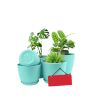 iShopping - Araaish Decorative Flower Pots  With Drainage Without Plants - Pack Of 5