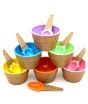 AGM Ice Cream Cup With Spoon Pack Of 6