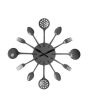 iShopping - Premier Home Cutlery Wall Clock - Grey (2200979)