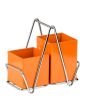 iShopping - Premier Home 2 Compartment Cutlery Caddy - Orange (511134)