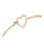 iShopping - Scenic Accessories Golden Heart Metal Bangle (SAB-037)