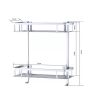 iShopping - Easy Shop 2 Floor Home Metal Organizing Rack