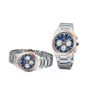 iShopping - Naviforce Bond Chrono Watch For Couples Silver (nf-8048C-3)