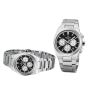 Naviforce Bond Chrono Watch For Couples Silver (nf-8048C-5)