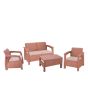 iShopping - Boss Newly Designed Rattan Allegra Plastic Sofa Set with Printed Cushions