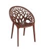 Boss Stylish Tree Chair Chocolate (BP-313) - Pack Of 4