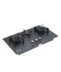 Xpert Easy Clean Steel Gas Hob Black (XST-3)