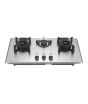 Xpert Easy Clean Steel Gas Hob Silver (XST-3)