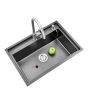 iShopping - Xpert Single Bowl Sink Black (6045-304-B)