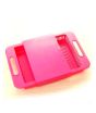 G-Mart 3 In 1 Sink Drain Basket With Cutting Board Pink