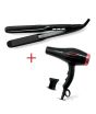 iShopping - Cambridge Hair Straightener Black (HS-17) With Free Hair Dryer