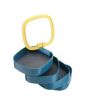 iShopping - Charming Closet 4 Layers Rotatable Jewellery Box Blue