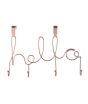 iShopping - Premier Home 4 Hook Over the Door Hanger - Rose Gold (509927)