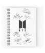 Clear Choice Printed BTS Logo Notebook (0001)