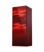 iShopping - Kenwood Sapphire Glass Door Freezer-On-Top Refrigerator 11 Cu.Ft Maroon (KRF-23357)