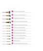 iShopping - Muicin Natural Hair Studded Makeup Brushes 12 Pieces Set Pink