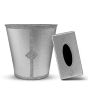 Appollo Tissue Box Holder and Dustbin Set