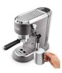 Delonghi Dedica Metallics Manual Espresso Coffee Machine (EC785.GY)