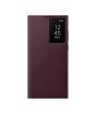 iShopping - Samsung Galaxy Smart Clear View Cover For S22 Ultra Burgundy