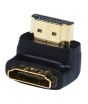 iShopping - Onten 90 Degree Male To Female HDMI Cable Black (HD703)