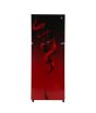 iShopping - PEL Curved Glass Door Freezer-on-Top Refrigerator 12 cu ft Red (PRCGD 21860)