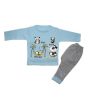 Komfy Printed Unisex Baby Suit Blue (NBN081)