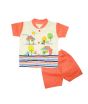 iShopping - Komfy My House Printed Unisex Suit For Kid's Orange (NBN130)