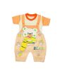 iShopping - Komfy Bear Printed Unisex Romper For Kid's Orange (NBN127)