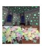 iShopping - ShopEasy Glow In The Dark Stars Wall Stickers - Pack Of 4