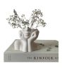 iShopping - Just Serene Nordic Style Girl Head Shaped Vase Flower White