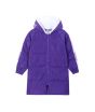 iShopping - HnH Marketing Sleeve Panel Quilted Zipper Hoodie For Women Purple