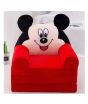 iShopping - Easy Shop 2 in 1 Cute Children Mickey Mouse Foldable Sofa Bed Red