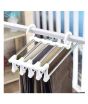 Easy Shop 5 in 1 Folding Stainless Steel Hanger