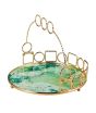 iShopping - Easy Shop Golden Frame Basket Style Serving Tray