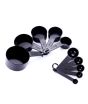 Easy Shop Measuring Spoon Pack Of 10 Black